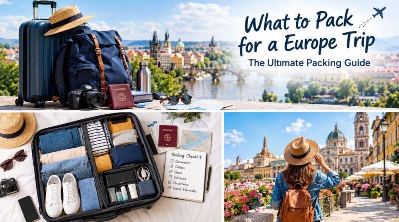 What to Pack for a Europe Trip: The Ultimate Packing Guide